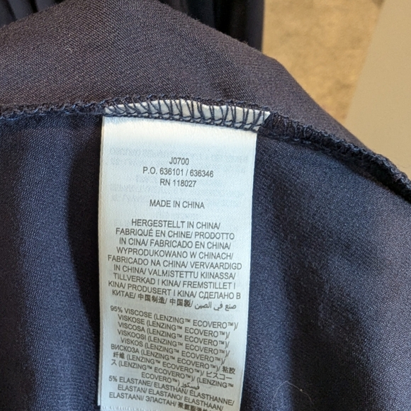 Brand new Lavinia collared jersey dress in navy blue from Boden, size 12 - Picture 6 of 8